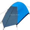 Únicas pessoas duplas camadas barracas de acampamento roxo, ao ar livre quatro tendas de temporadas